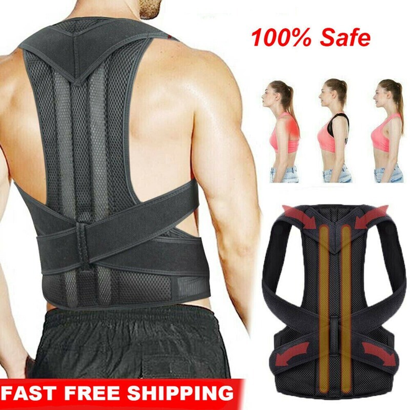 Adjustable Lumbar Waist Support Brace Belt Lower Back Pain Relief For Men Women