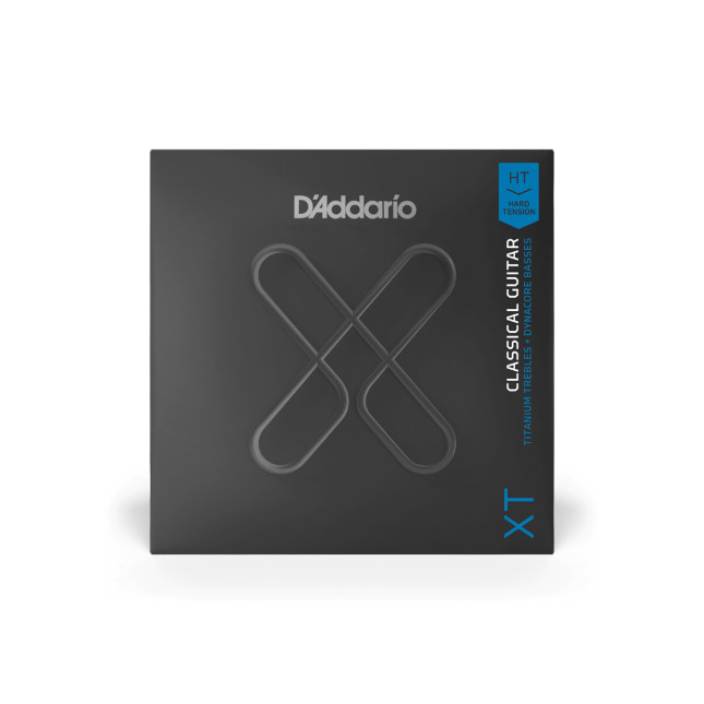D'Addario Hard Tension, XT Dynacore/Titanium Coated Classical Strings, XTC46TT