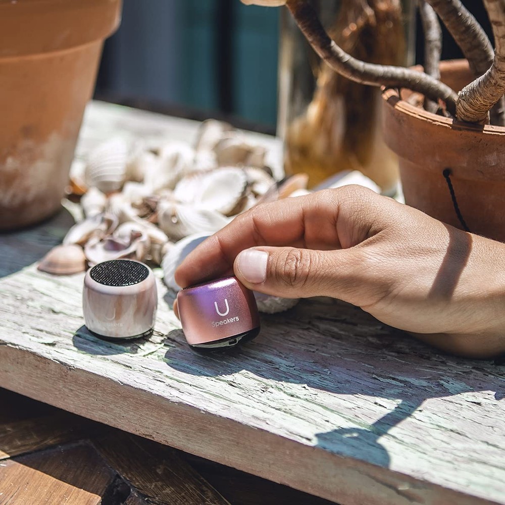 U Micro Bluetooth Speaker | Coin-Sized Speakers Bluetooth Wireless with Built...