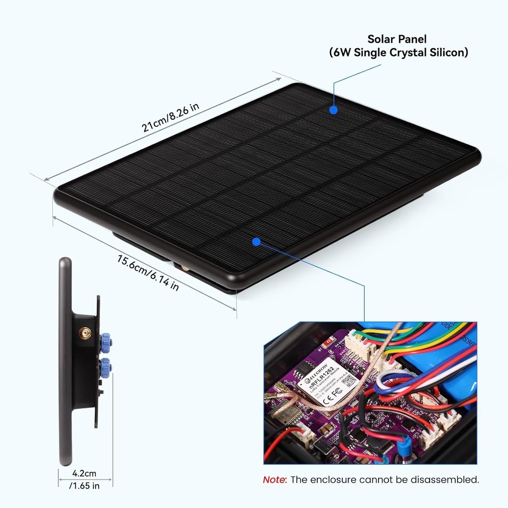 Solar Lora Node Meshtastic Device Repeater with with GPS and nRF52840 Off-Grid