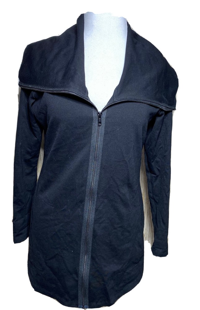 Gr.Dano Women Black Jacket full zip Size Medium