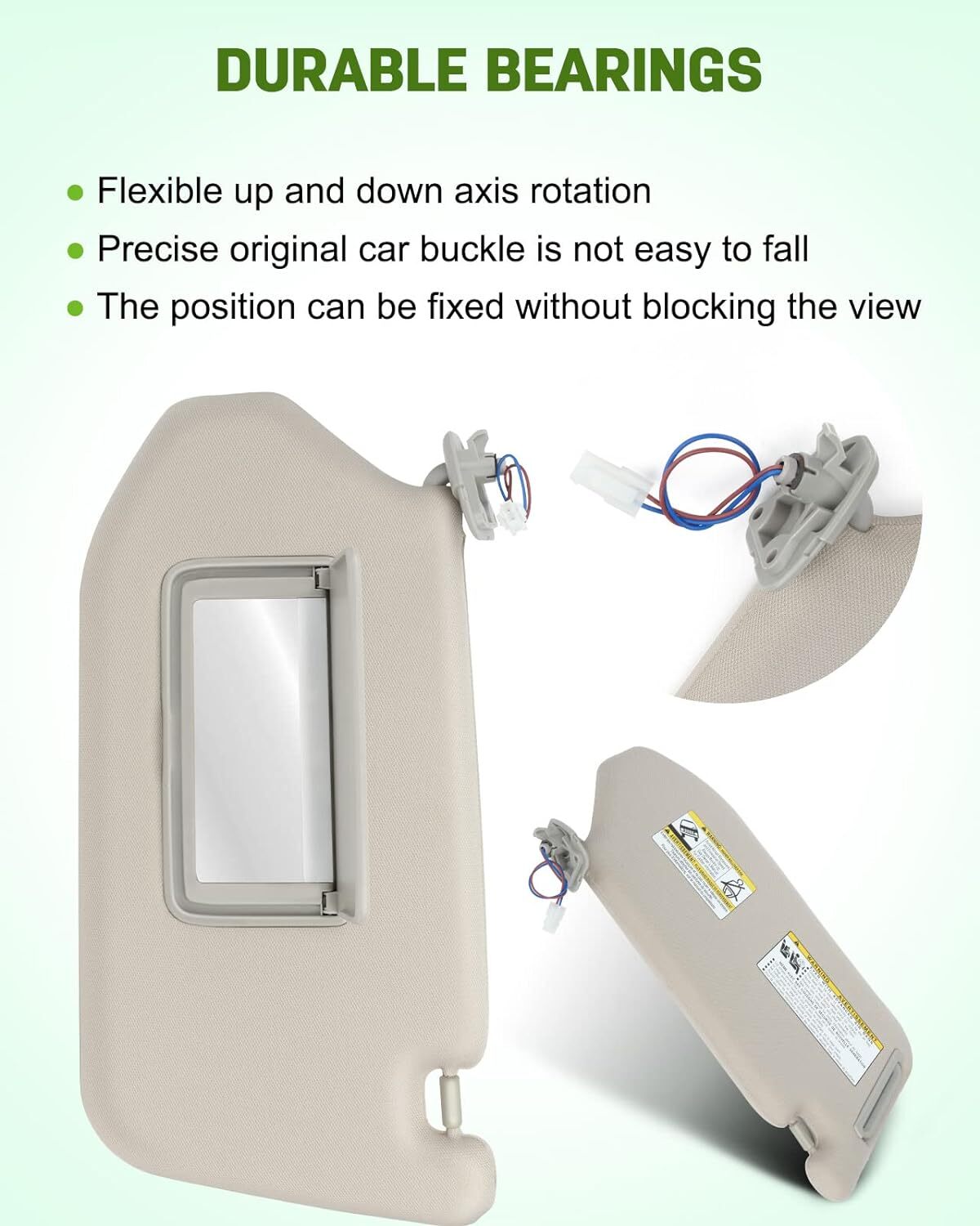 For Nissan Pathfinder 2013-2016 2017 2018 Sun Visor Left SIDE DRIVER 96401-9PB0A