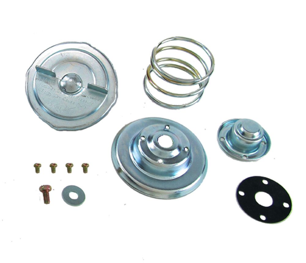 NEW! 1967 Ford Mustang Gas Cap Pop Open Style Chrome with Pony Emblem Free Ship