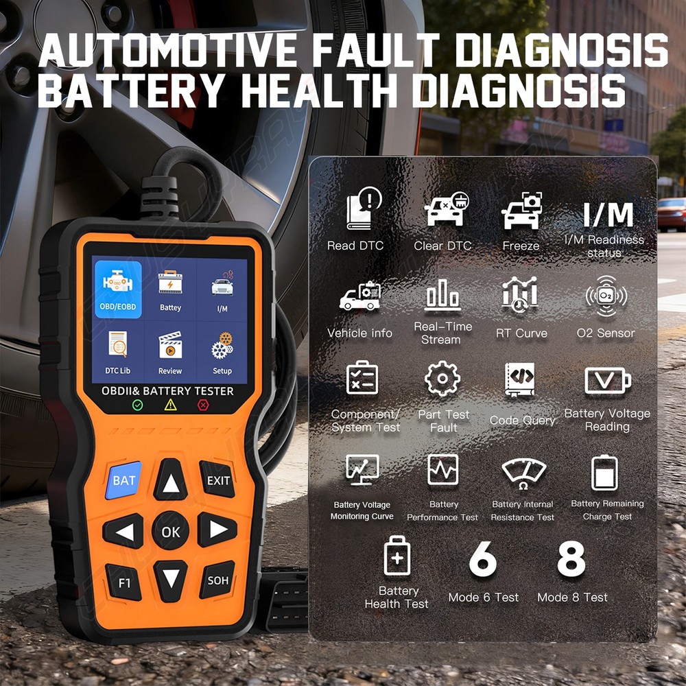 New Fit Hyundai Santa Fe17-2019 Handheld Car Diagnostic Scanner Tool Code Reader
