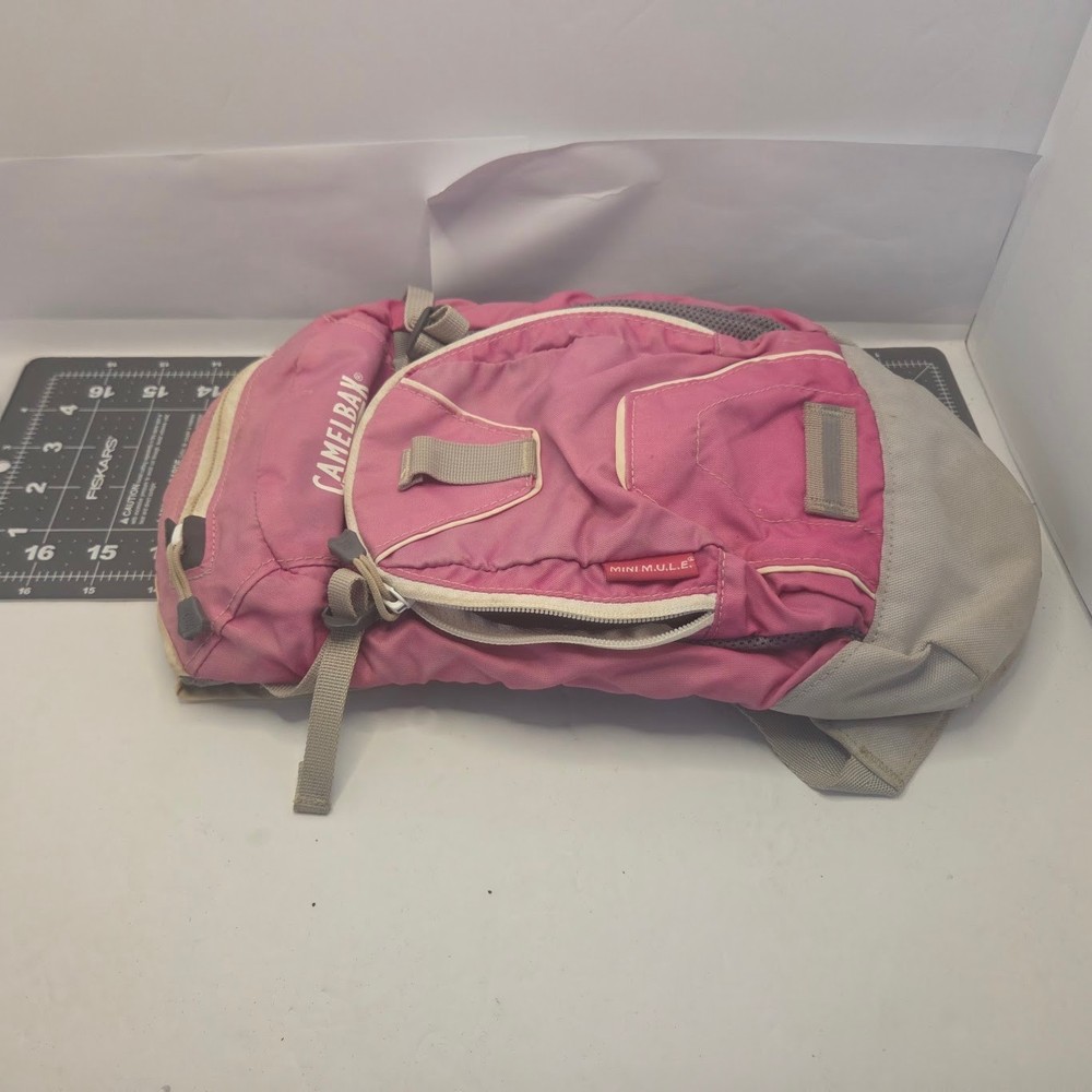 CamelBak Mini M.U.L.E. Pink Hydration Backpack 50oz Kids- No Bladder