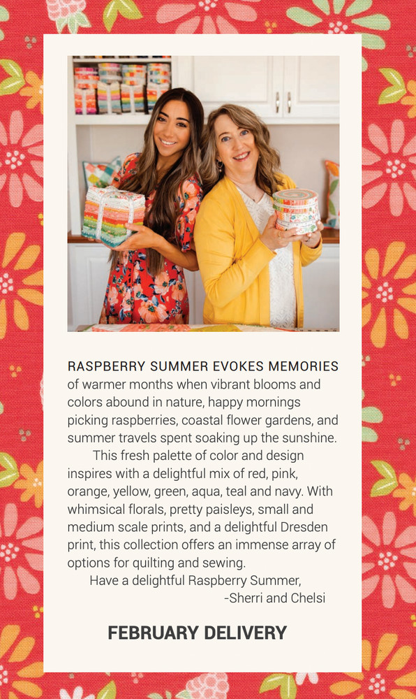 Raspberry Summer Mini-Charm Pack Sheri & Chelsi Moda
