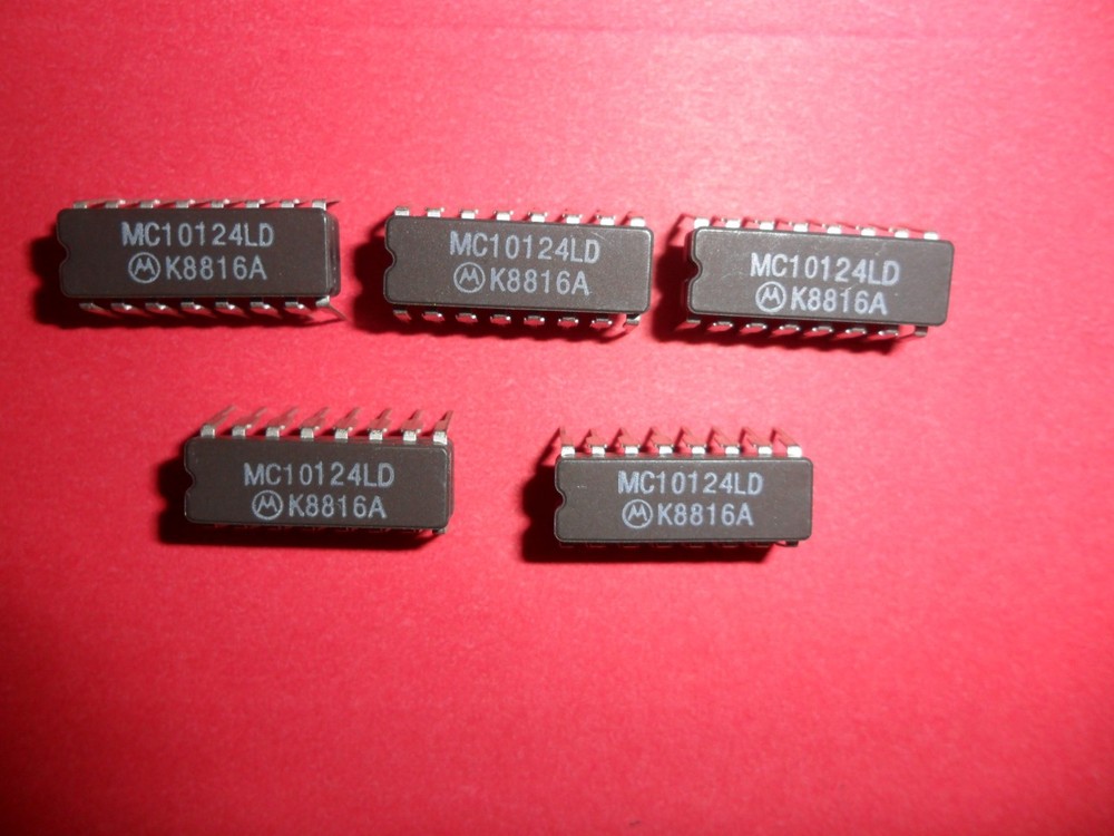 MC10124LD (2 PER LOT) IC, QUAD OR/NOR GATE CERAMIC ECL