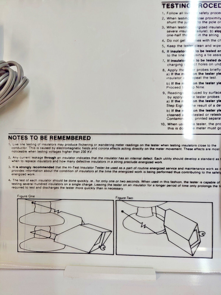 Hi-Test Detection Instruments JM-100 High Voltage Insulation Tester