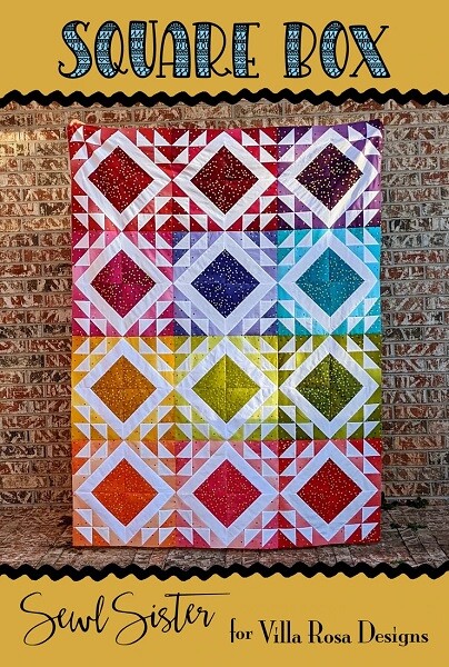 Square Box Quilt Pattern-A Fat Quarter Pattern
