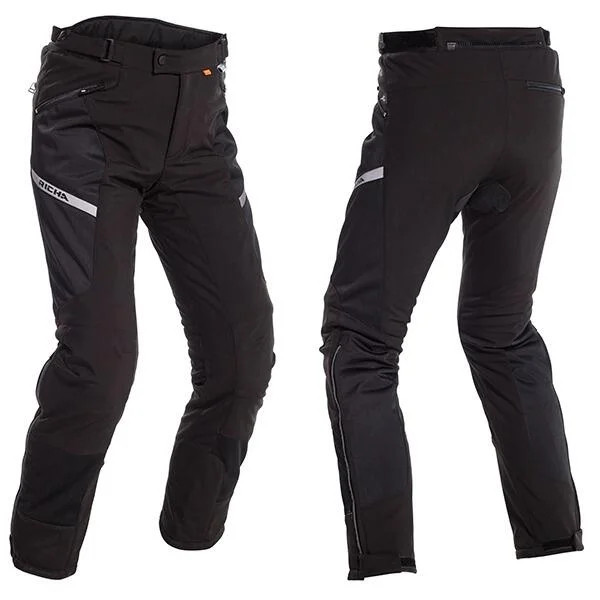 Richa Mesh Softshell Waterproof Motorcycle Trousers Black