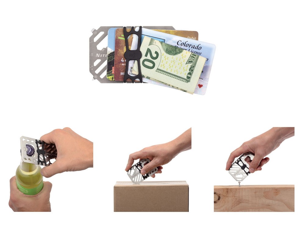 Niteize FINANCIAL TOOL MULTITOOL WALLET Stainless FMT2-11-R7