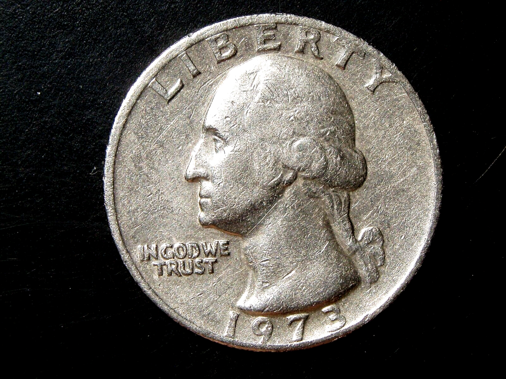 1973 WASHINGTON QUARTER #9