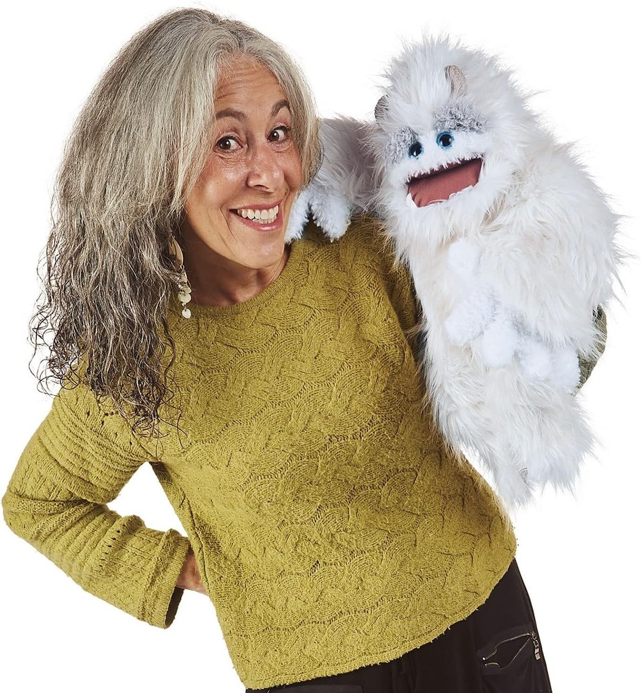 Yeti Hand Puppet, White
