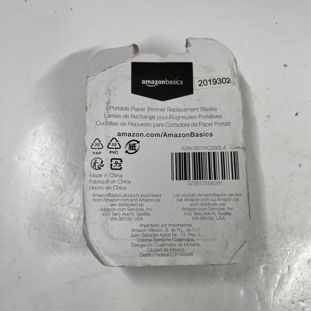 Replacement Blades For Portable Paper Trimmer By Amazon Basics 2-Pack