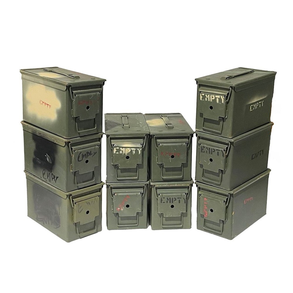 10 Pack 50 Cal ammo cans - Grade 2