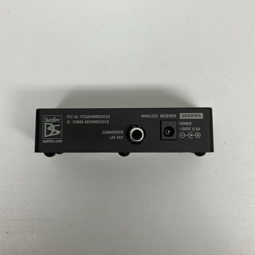 Sunfire Wireless Subwoofer SDSWiRX Receiver w/ Power Supply