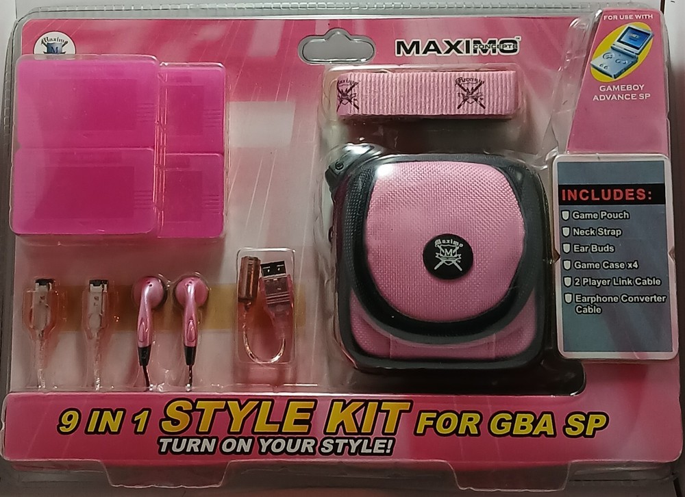 Maximo 9 In 1 style kit for GBA SP NEW!
