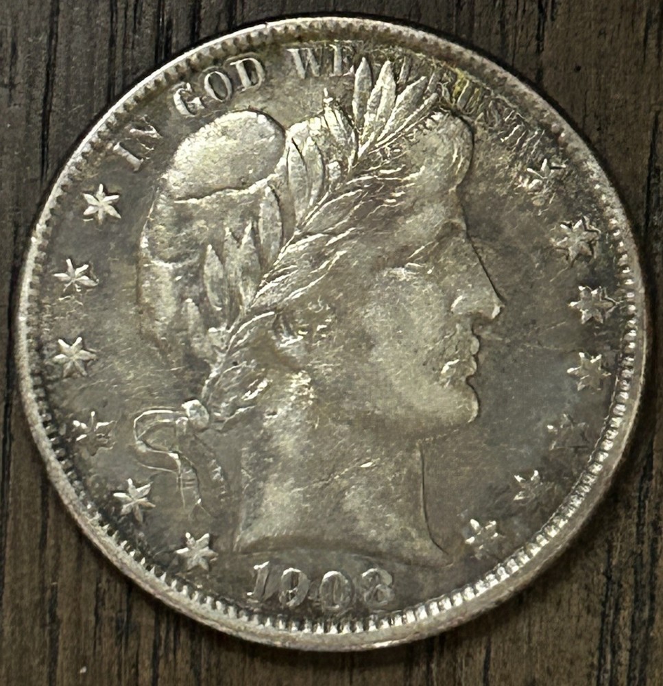 1908-O 50C Barber Half Dollar AU - 25064
