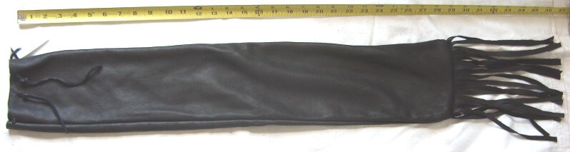 Leather Bag For Native American Pipe .  18"  -#60