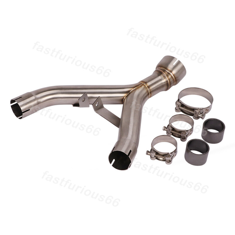 For Kawasaki Z1000 Ninja 1000 2010-2023 Exhaust Mid Connect Link Pipe Steel Tube
