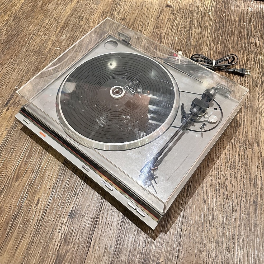 Sanyo OTTO TP-Q7D Direct Drive Automatic Turntable Quartz Tested FullyFunction