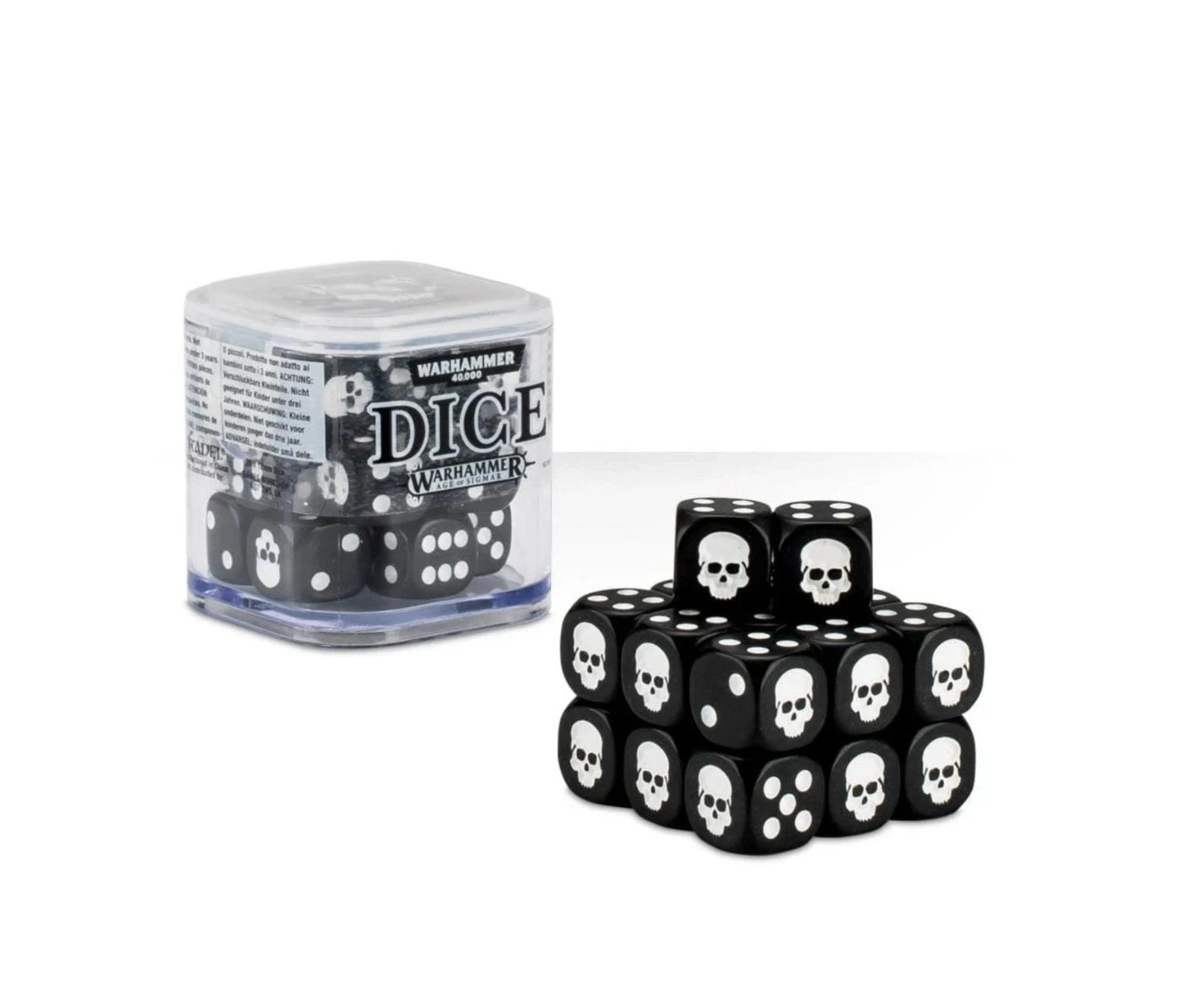Citadel 12mm DICE SET Warhammer BLACK