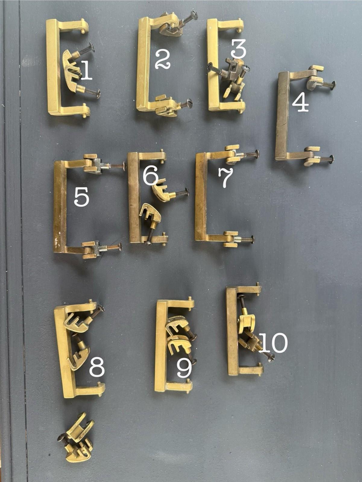 Drexel Brass Drawer Pulls