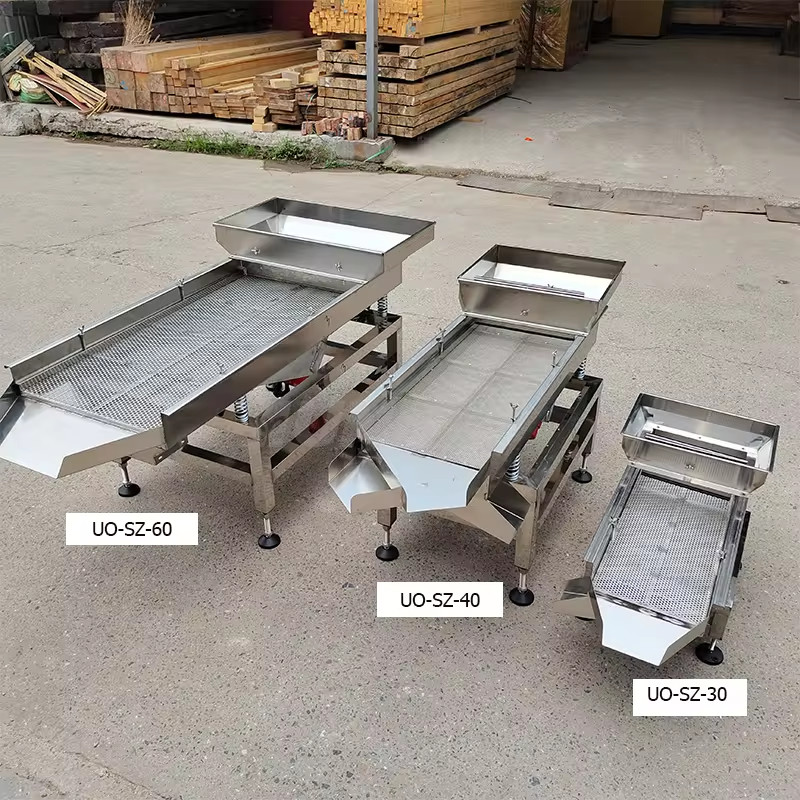 Double layer High Performance Linear Type Sieve Machine Vibrating Screen Sand