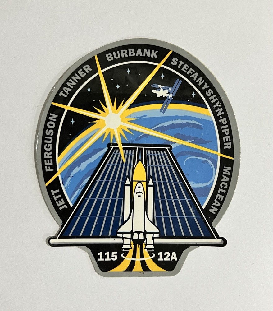 NASA Space Shuttle STS-115 Mission Patch Sticker Authentic