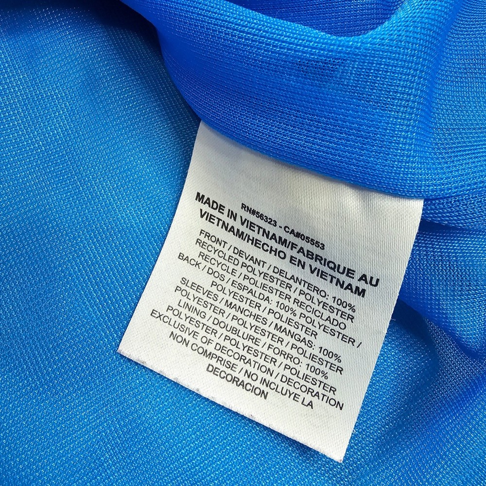 Nike Golf Jacket Mens Medium Blue Grey 1/4 Zip Windbreaker Pullover Sweatshirt