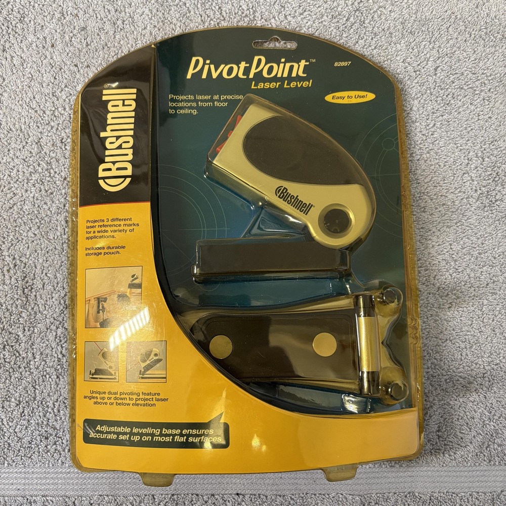 Bushnell PivotPoint Laser Level Adjustable Multi-Line Portable Tool New