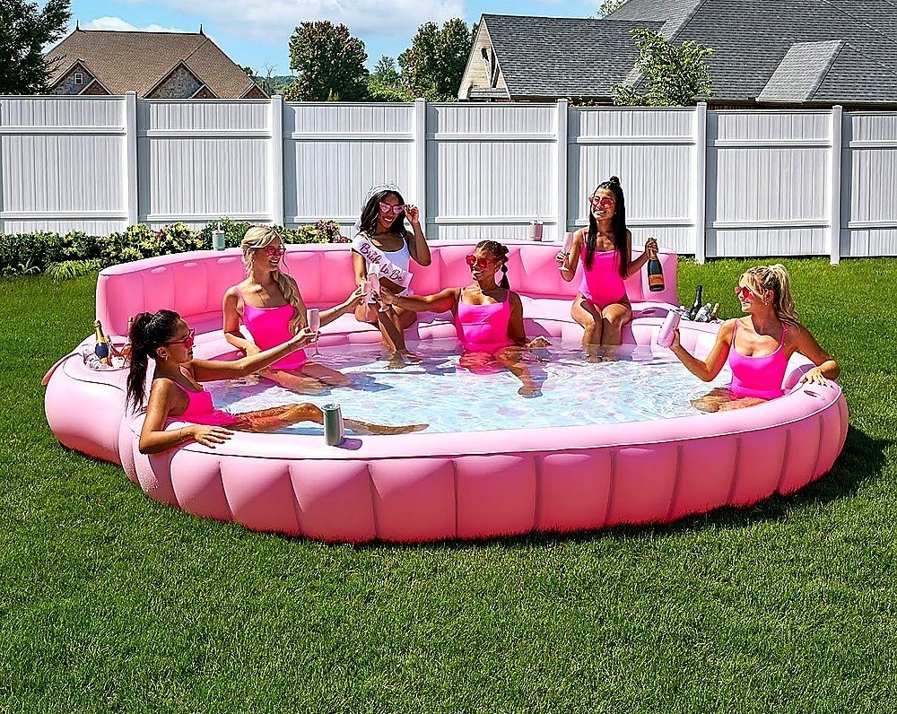 Oversized Inflatable Pool Sofa Lounge Float Multi Person Outdoor Water Couch