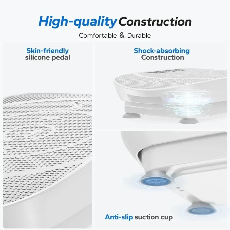 MERACH Vibration Plate Weight Loss Whole Body Workout Fitness Exercise Machine