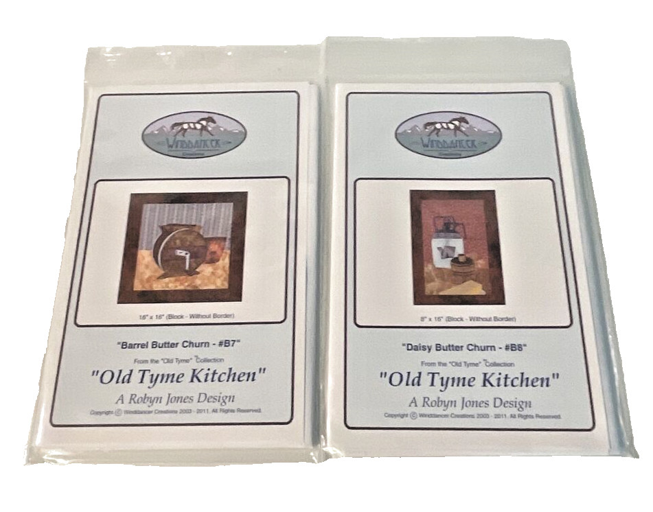 Windancer Creations Quilt Border and Blocks Old Tyme Kitchen #B1 - #B11 Complete
