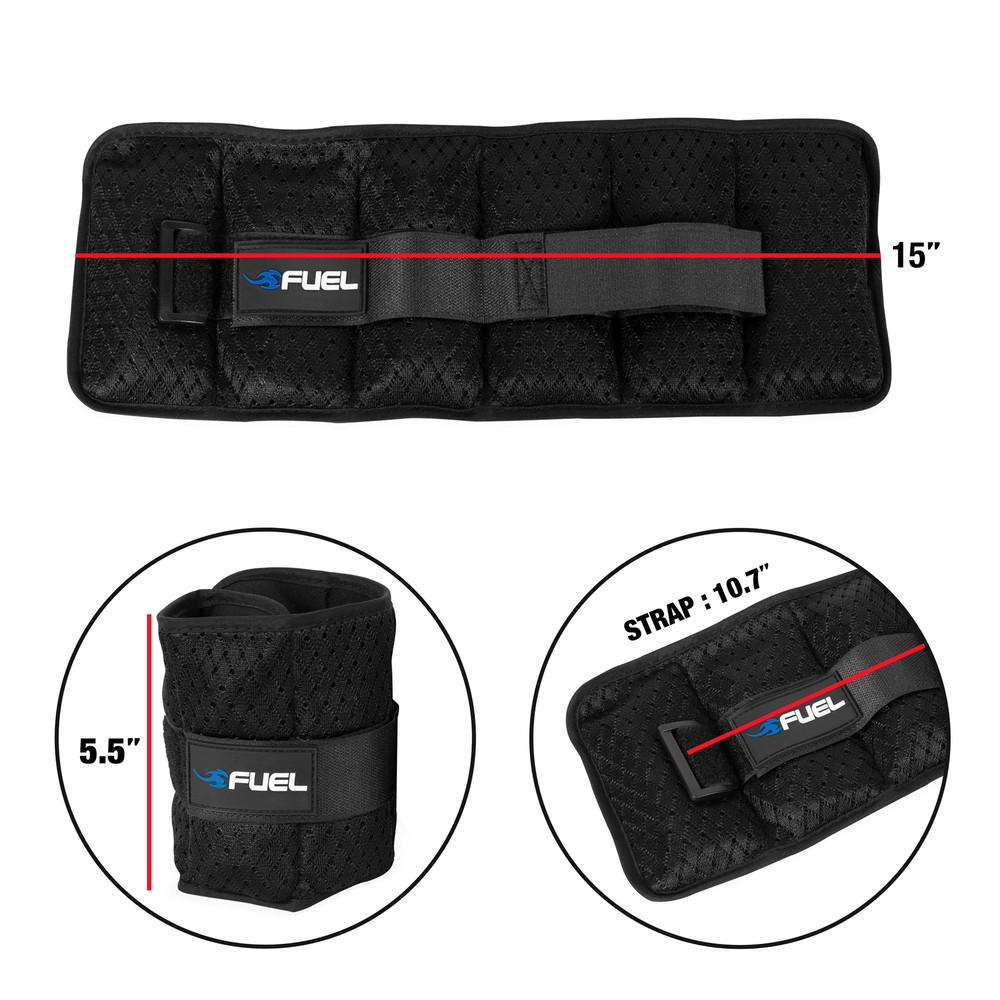 Wrist/Ankle Weights, 2.5-Pound Pair (5 lb total)