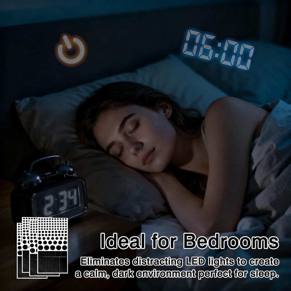 Restickable Black Webcam Covers - Versatile Privacy Stickers for All Devices