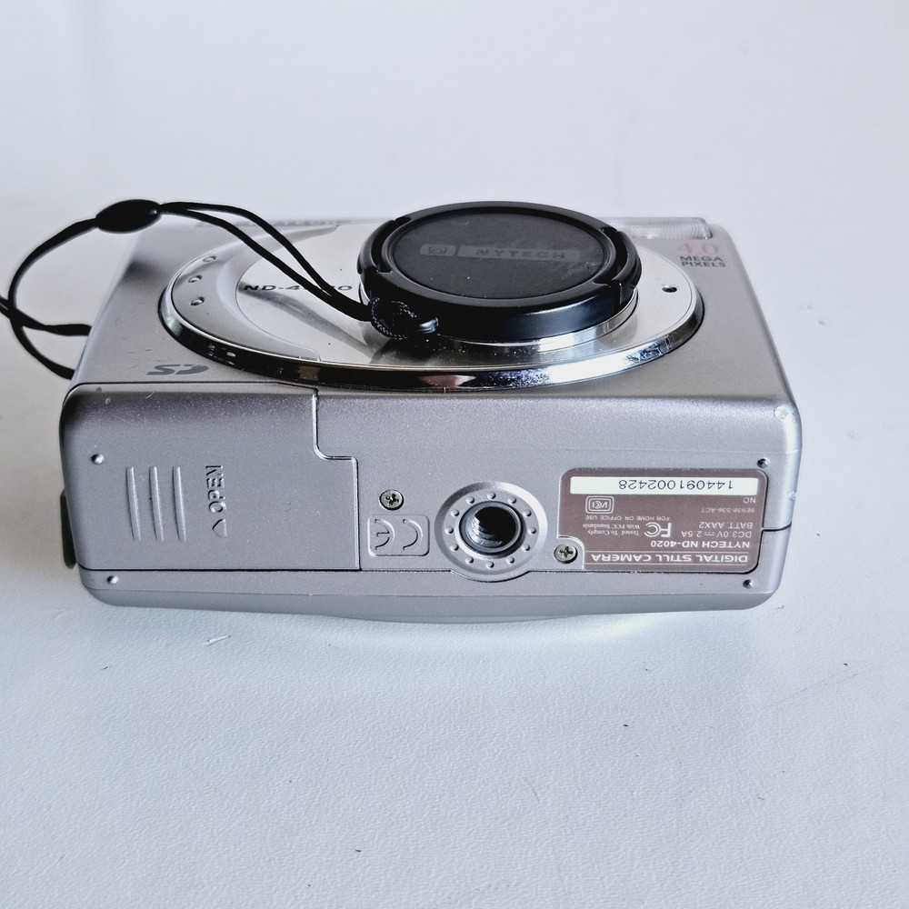 Nytech ND-4020 4.0MP Compact Digital Camera Silver Boxed Tested & Working
