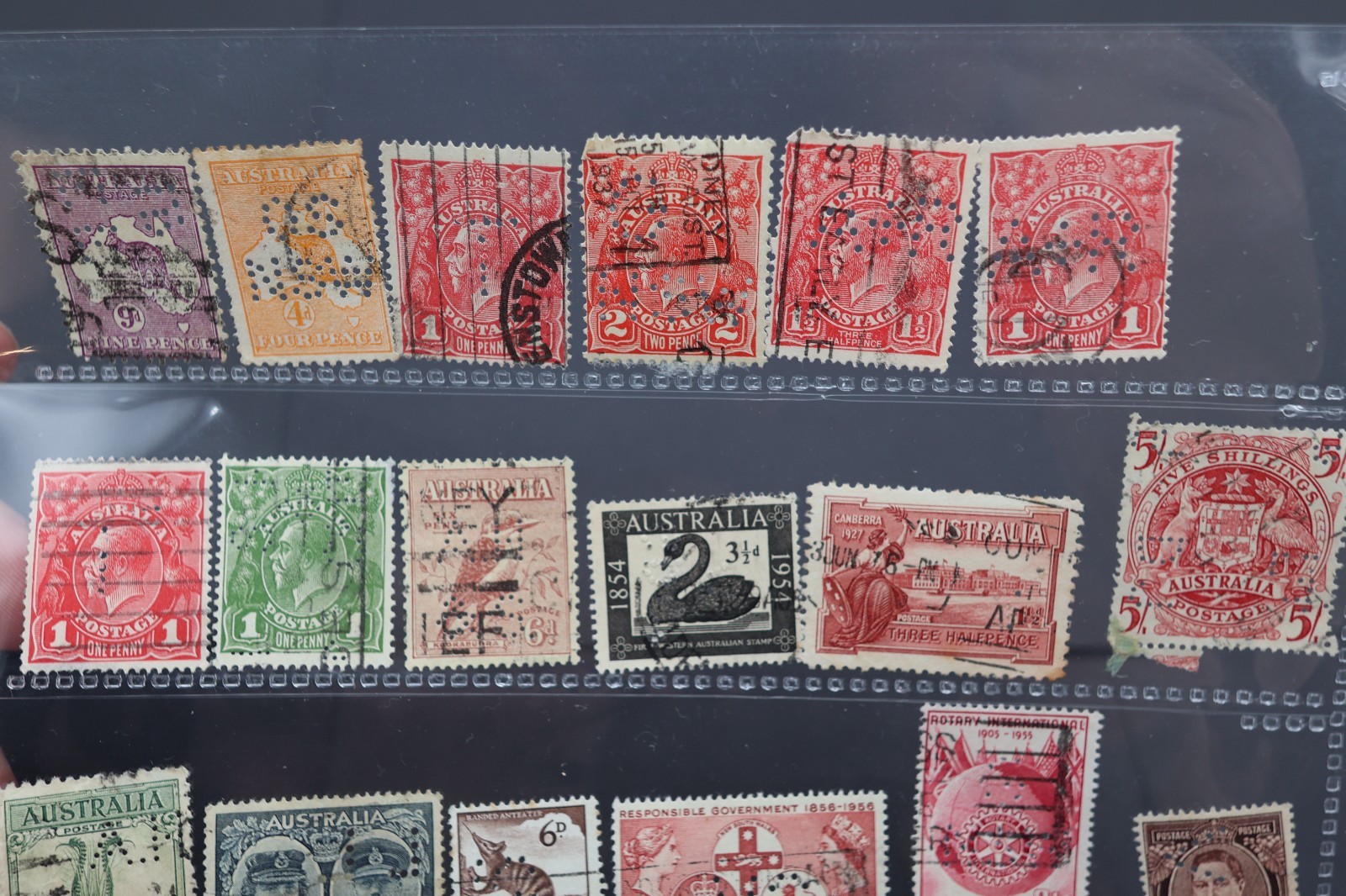 AUSTRALIA PERFIN PAGE LOT OS NSW AH&S AG VG BW&CO DJLTD