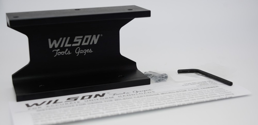 L.E. Wilson Case Trimmer Stand & Clamp, Silver, CT-CLST