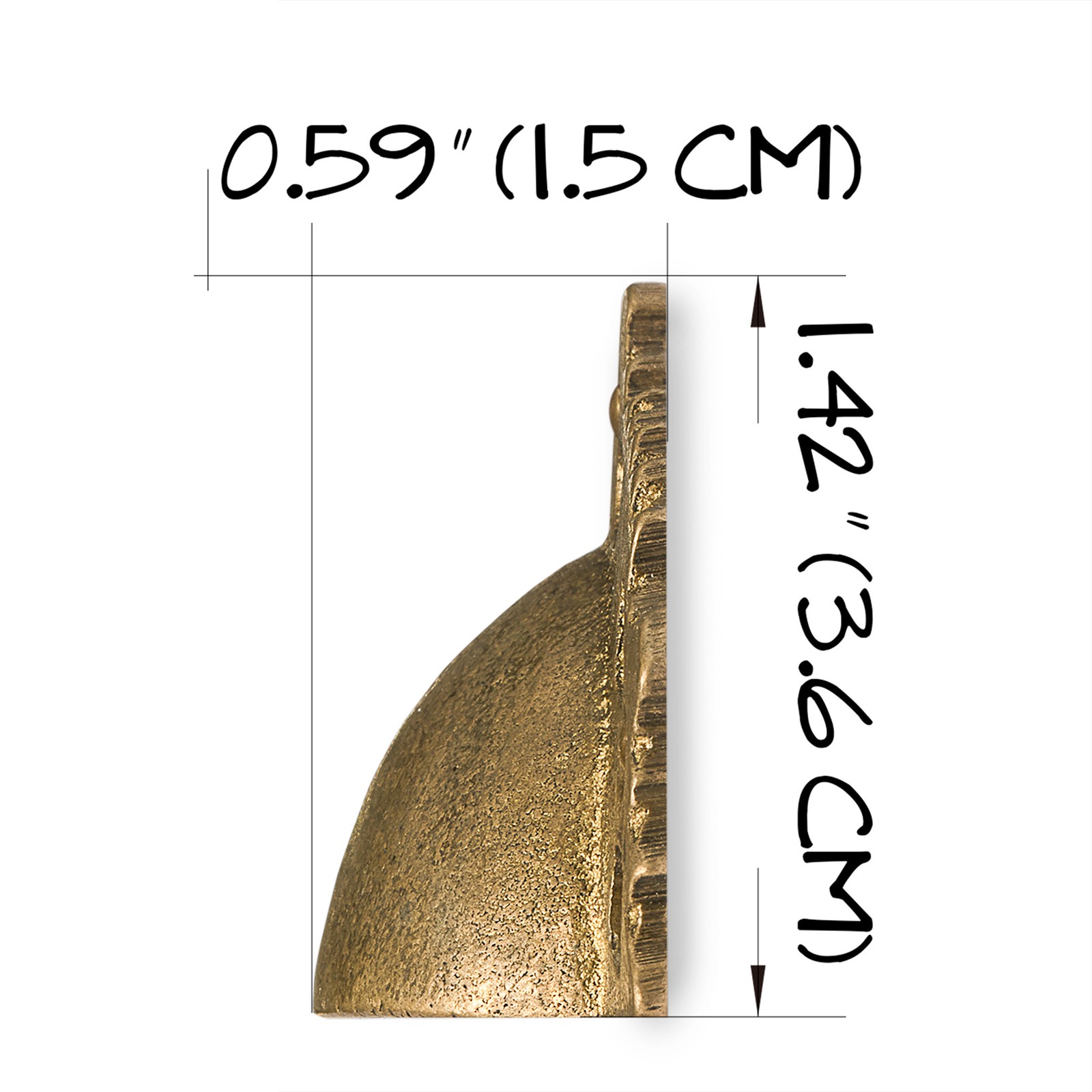 Hardware Philosophy Golden Gear Handle Pulls 3" - Set of 2