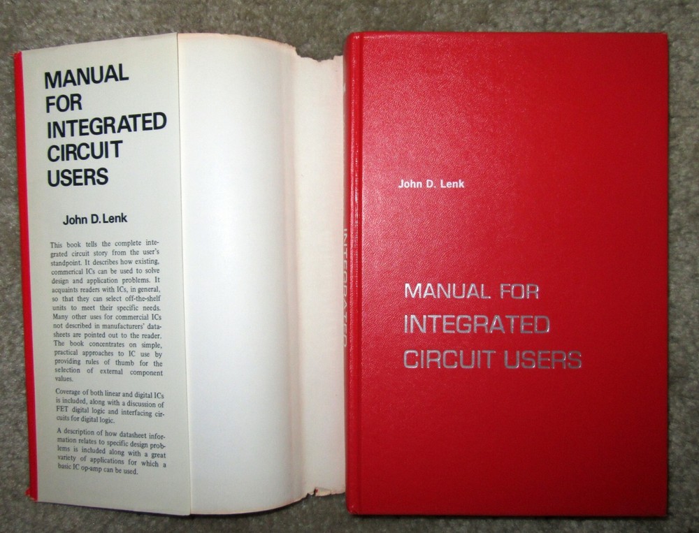 Manual for Integrated Circuit Users John Lenk 1973 HCDJ Book