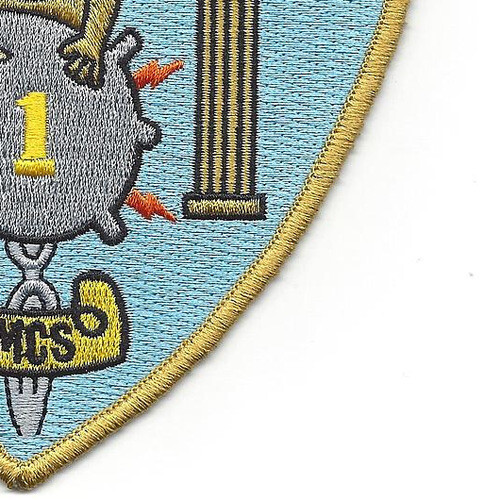 USS Catskill MCS-1 Countermeasures Support Ship Patch