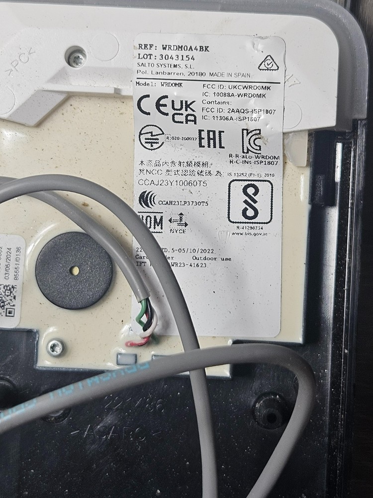 Salto Security Systems - WRDM0A4BK