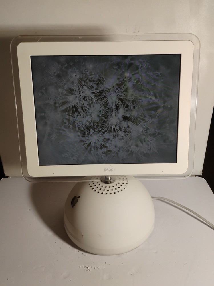 Vintage Apple iMac 2003 Computer Powers On Tested As Is
