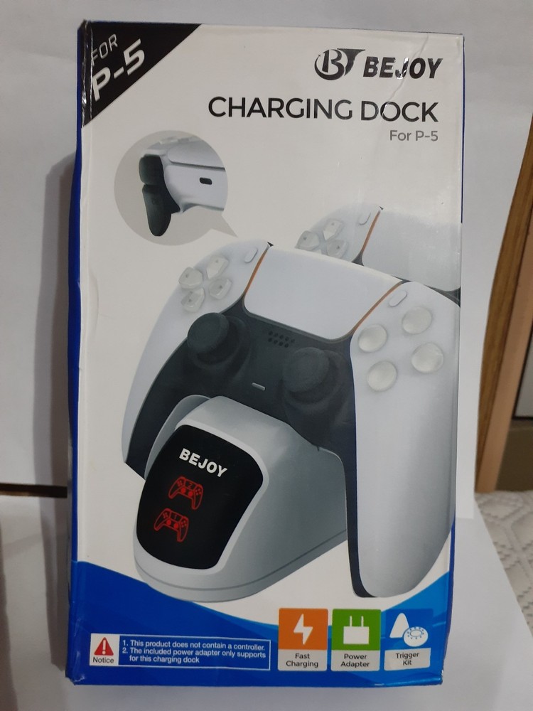 BEJOY Charging Dock for PlayStation 5 Controller Fast Charging Wired Adapter