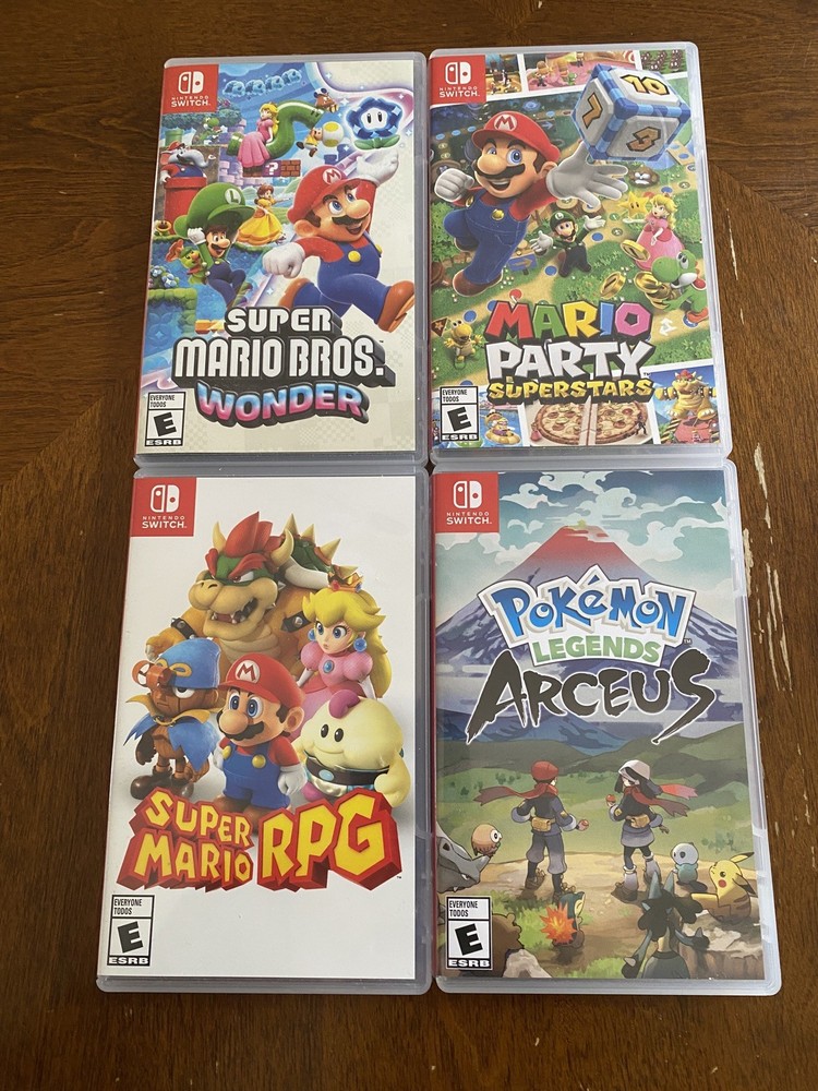 USED Nintendo Switch Gray Bundle + Games