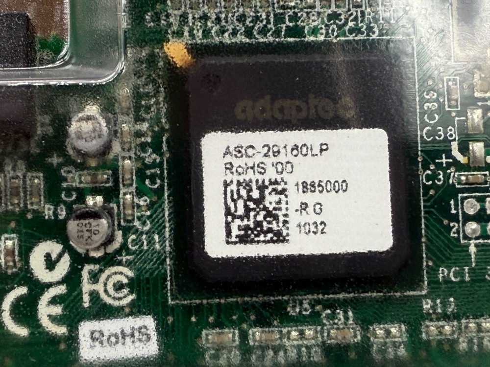 Adaptec SCSI Card - Model ASC29160LP drivers software manual