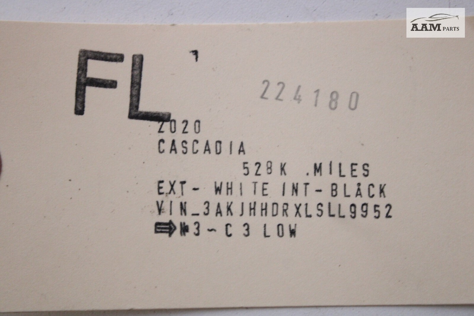 18-23 FREIGHTLINER CASCADIA FRONT LEFT AIR CONDITIONING AC LIQUID HOSE PIPE OEM