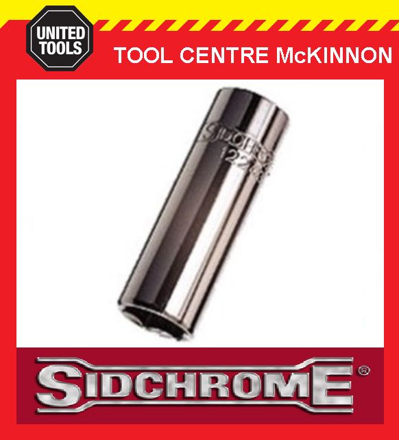 SIDCHROME SCMT12237 1/4” DRIVE 6pt 6mm TORQUEPLUS DEEP SOCKET