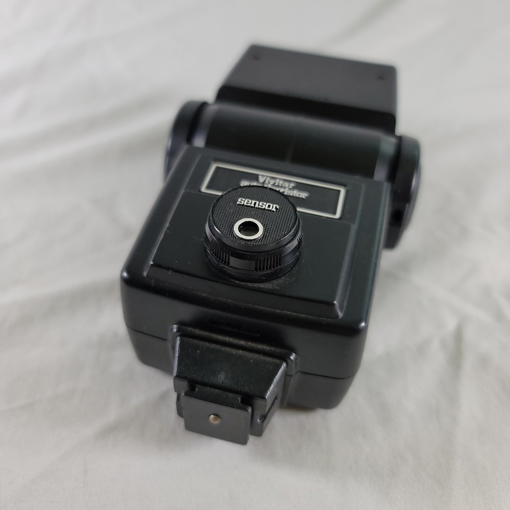 Vivitar 283 Auto Thyristor Shoe Mount Vintage Camera Flash - Untested